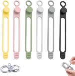 Data Cable Organizer, 2025 New Elastic Silicone Cable Straps Cord Organizer, Reu... - Image 2