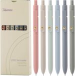Ddaowanx Gel Pens, 6 Pcs 0.5mm Quick Dry Black Ink Pens Fine Point Smooth Writin... - Image 2