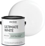 EVOLVE Ultimate White Paint & Primer in One, Semi-Gloss White, 1 Gallon – Interi... - Image 2