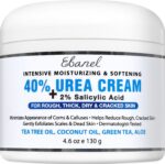 Ebanel Urea Cream 40% plus Salicylic Acid 2%, Foot Cream for Dry Cracked Heels F... - Image 2