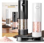 Electric Salt and Pepper Grinder Set - Rechargeable Automatic Salt and Pepper Sh... - Image 2