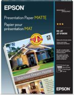 Epson Presentation Paper Matte, 8.5 x 11 Inch, 100 Count (S041062), White - Image 2