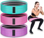 Exercise Bands, 3 Levels Fabric Resistance Bands for Working Out, Workout Bands ... - Image 2