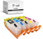 F-ink 5 Colors Empty Refillable Ink Cartridges Replacement for Canon 280XXL 281X... - Image 2