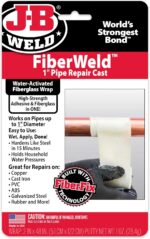 FiberWeld Pipe Repair Cast 2x48 Inch – High Strength Adhesive Fiberglass Wrap – ... - Image 2