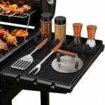 Find law Silicone Tools Mat for Griddle & Kitchen Countertop | Black Side Shelf ... - Image 2