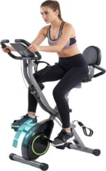 Foldable Exercise Bike Stationary Bikes for Home, 5 IN 1 Indoor Workout Bike, wi... - Image 2