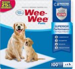 Four Paws Wee-Wee Superior Performance Unscented Pee Pads for Dogs & Puppies, Qu... - Image 2