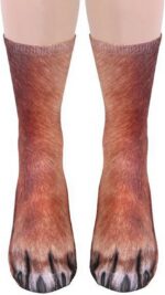 FreeNFond Funny Animal Paw Socks Gag Gifts for White Elephant Gift Exchange - Image 2