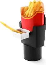 French Fry Holder and Sauce Holder Set for Car, Funny Useful White Elephant Gift... - Image 2