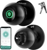 GHome Smart Fingerprint Door Lock, 3 in 1 Smart Fingerprint Door Knob with App C... - Image 2