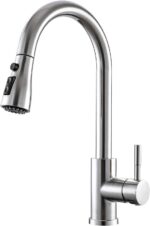 GIMILI Kitchen Faucet with Pull Down Sprayer Single Hole Kitchen Sink Faucet Sui... - Image 2