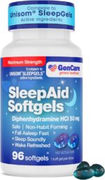 GenCare Maximum Strength Nighttime Sleep Aid Supplement for Adults Deep Sleep Pi... - Image 2