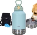 GiNT 37oz Insulated Stainless Steel Dog & Human Water Bottle | Leakproof Travel ... - Image 2