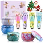 Gift Baskets for Women: Unique Candles & Hand Cream Lotion Gifts Set, Christmas ... - Image 2