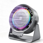Gifts for Men Women, Wireless Bluetooth Speaker with Phone Holder, Desk Fans and... - Image 2