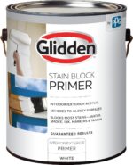 Glidden Glidden Interior/Exterior Stain Block Primer Flat, White, 1 Gallon - Image 2