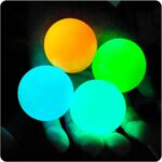 Glow in The Dark Sticky Balls that Stick to The Ceiling,Stress Balls for Kids an... - Image 2