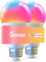 Govee LED Smart Light Bulbs, 1000LM Color Changing Light Bulb, Work with Matter ... - Image 2