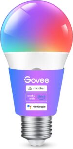 Govee Smart Light Bulbs, Color Changing Light Bulb, Works with Matter, Alexa and... - Image 2