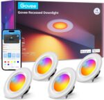 Govee Smart Retrofit Recessed Lighting 6 Inch, Wi-Fi Bluetooth Direct Connect RG... - Image 2