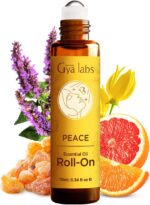 Gya Labs Peace Essential Oil Roll On - 0.34 Fl Oz - Travel Size Roller for Campi... - Image 2