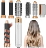 Hair Dryer Brush 5 in 1, Negative Ion Blow Dryer Brush Set - 110,000 RPM High -S... - Image 2