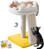 Happi N Pets Cat Tree, Cloud Cat Tower with Soft Bed, Cat Scratching Post & Pad ... - Image 2