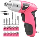 Hi-Spec Small Electric Screwdriver, Mini Drill Set, Rechargeable 3.6V Cordless S... - Image 2