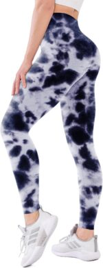 High Waisted Leggings with Pockets for Women Buttery Soft Full Length Capri Work... - Image 2