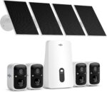 Hiseeu Solar Security Cameras Wireless Outdoor, 4 Cam-Kit, No Subscription, Expa... - Image 2
