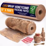 Honeycomb Packing Paper 12" x 150ft with Rope & 20 Fragile Stickers|Shipping & M... - Image 2