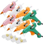 Hot Glue Gun Kit with 40 Glue Sticks and Anti-Scalding Nozzles, 8 Pack Fast Preh... - Image 2