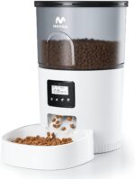 IMIPAW Automatic Cat Feeders, Timed Cat Dry Food Dispenser with Desiccant Bag, D... - Image 2