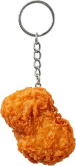 Imitation Chicken Nugget Keychain Funny Gifts Food Key Chain Random Stuff Realis... - Image 2