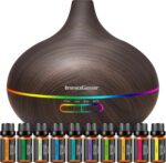 InnoGear Aromatherapy Diffuser & 10 Essential Oils Set, 400ml Diffuser Ultrasoni... - Image 2