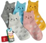 Jeasona Cute Cat Gifts for Women Animal Socks Wife Mom Girlfriend Daughter - Image 2