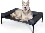 K&H Bolster Dog Cot Cooling Indoor/Outdoor Elevated Dog Bed Hammock with Removab... - Image 2
