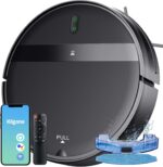 Kilgone Robot Vacuum and Mop Combo for Pet Hair & Homes - App/Voice Control, Tan... - Image 2