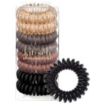 Kitsch Spiral Hair Ties for Women – Coiled Plastic Hair Ties No Damage, Ponytail... - Image 2