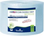 Large roll of 175 Feet of Recycled Small Plus Bubble wrap for packing, moving an... - Image 2