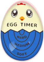 Lasubst Egg Timer for Boiling Eggs that Changes Color When Done, Blue - Image 2