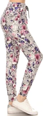 Leggings Depot Women's Jogger Track Cuff Sweatpants with Pockets for Yoga, Worko... - Image 2