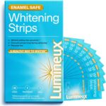 Lumineux Teeth Whitening Strips Kit - 9 Treatments (1 Month) - Peroxide Free - E... - Image 2
