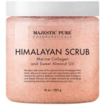 MAJESTIC PURE Himalayan Pink Salt Body Scrub with Collagen and Sweet Almond Oil ... - Image 2