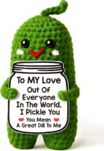 MAMAGIFTREE Gifts for Him Her Boyfriend Girlfriend, Handmade Crochet Pickle to M... - Image 2