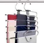 Magic Pants Hangers Space Saving - 2 Pack for Closet Multiple Layers Multifuncti... - Image 2