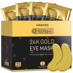 Maskiss 24k Gold Under Eye Patches (25 Pairs), eye mask, Collagen Skin Care Prod... - Image 2