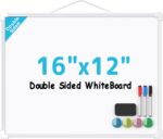 MaxGear Double-Sided Dry Erase Board for Wall, 16"x12" Hanging Whiteboard | Smal... - Image 2