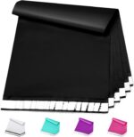 Metronic Black Poly Mailers 14.5x19 Large 100 Pack Self-Seal Shipping Bags, Pack... - Image 2